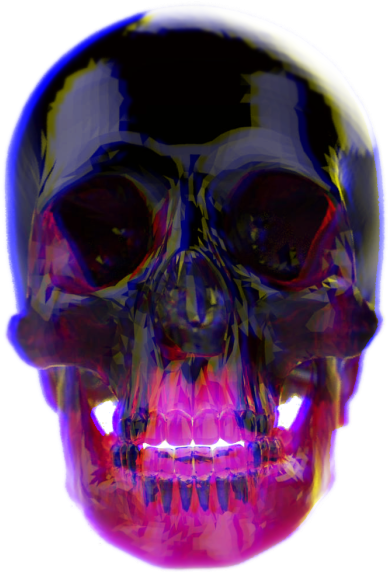 Skull Png Tumblr - Skull (500x647), Png Download