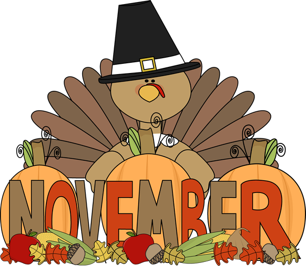 Is It Really November - November Clipart Free (600x521), Png Download