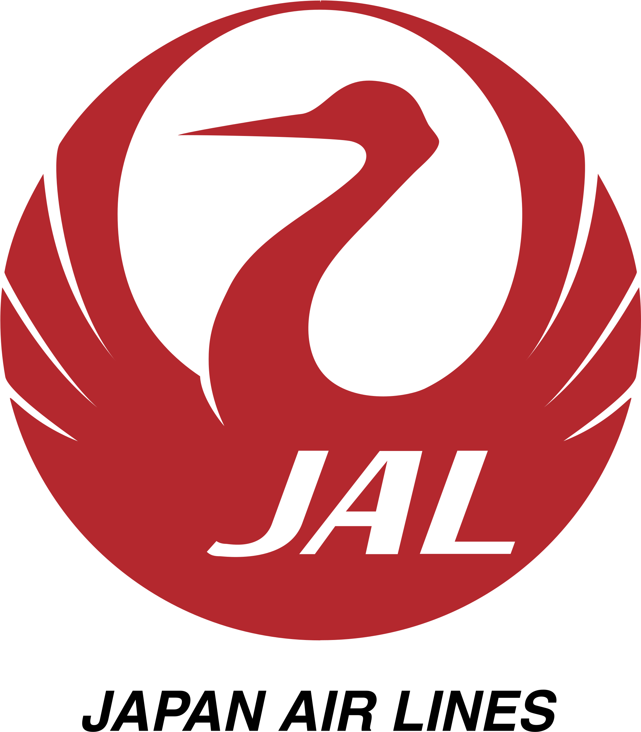 Japan Airlines Logo Png Transparent - Jal Japan Airlines Logo (2400x2400), Png Download