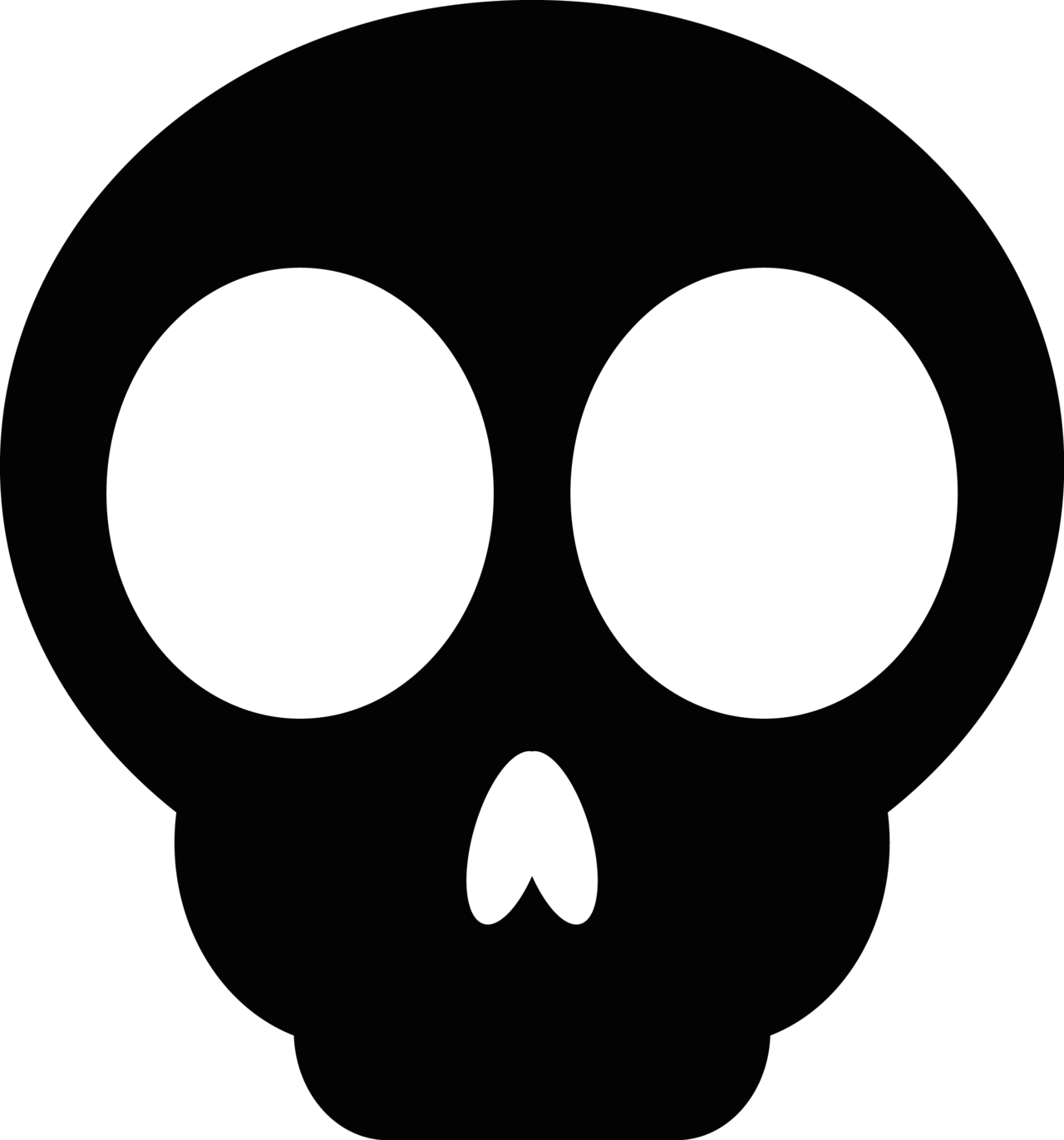Shirt Design Skull Black Skull Aroxat (1280x1372), Png Download