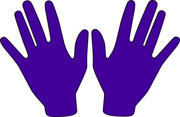 Two Hands Clip Art (600x391), Png Download
