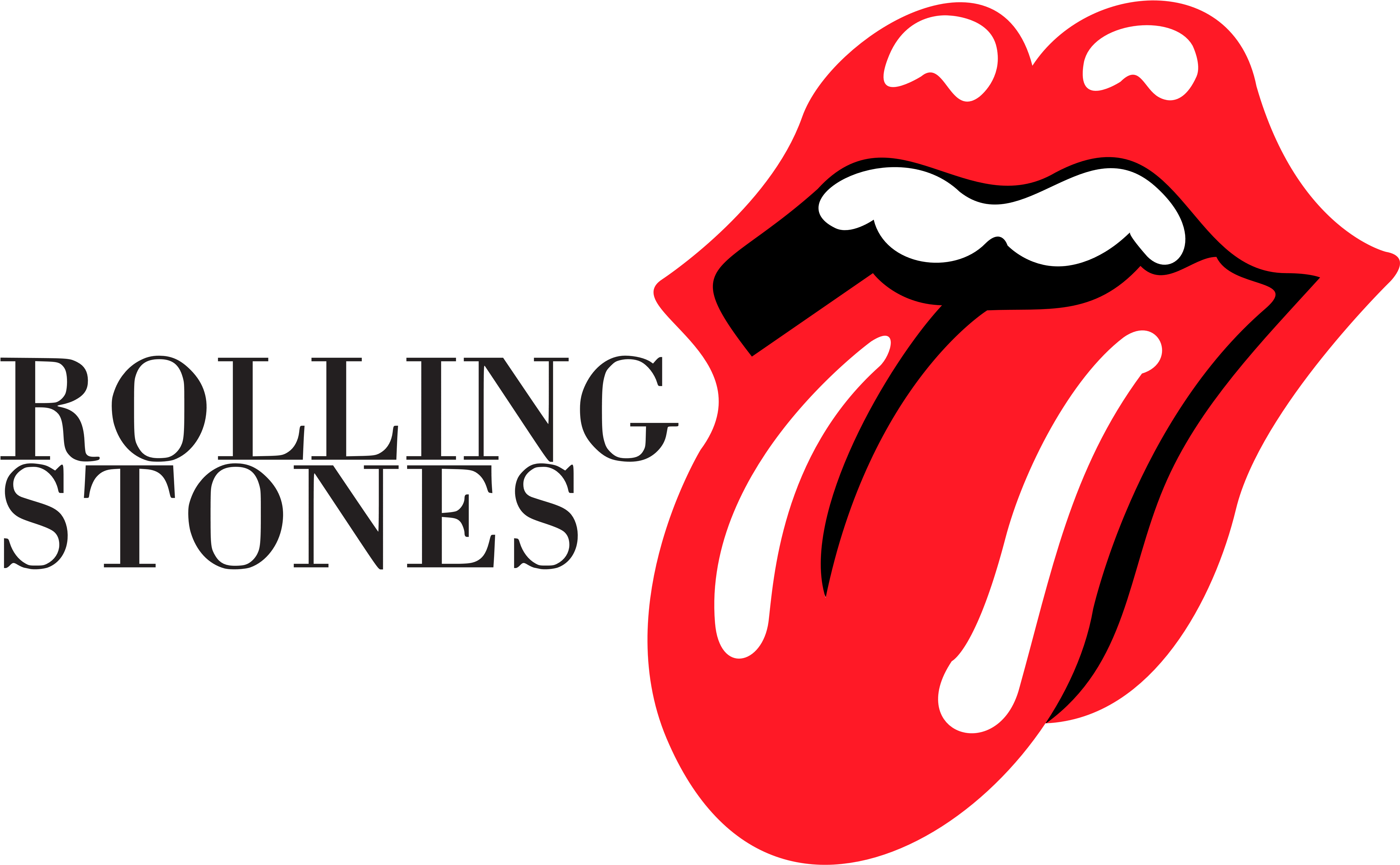 The Rolling Stones - Rolling Stones Logo Png (5000x3087), Png Download