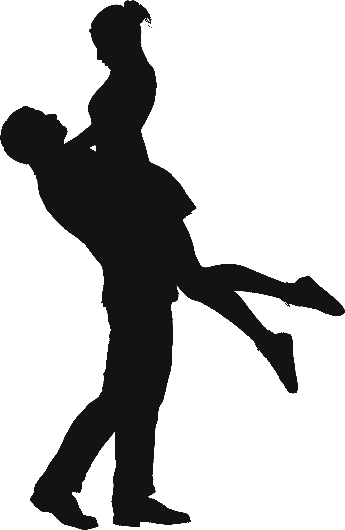 This Free Icons Png Design Of Couple Silhouette 7 (1460x2240), Png Download