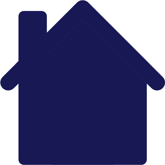 How To Set Use Navy Blue House Svg Vector (558x595), Png Download