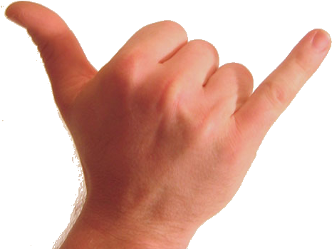 Shaka-sign - Shaka Sign (470x366), Png Download