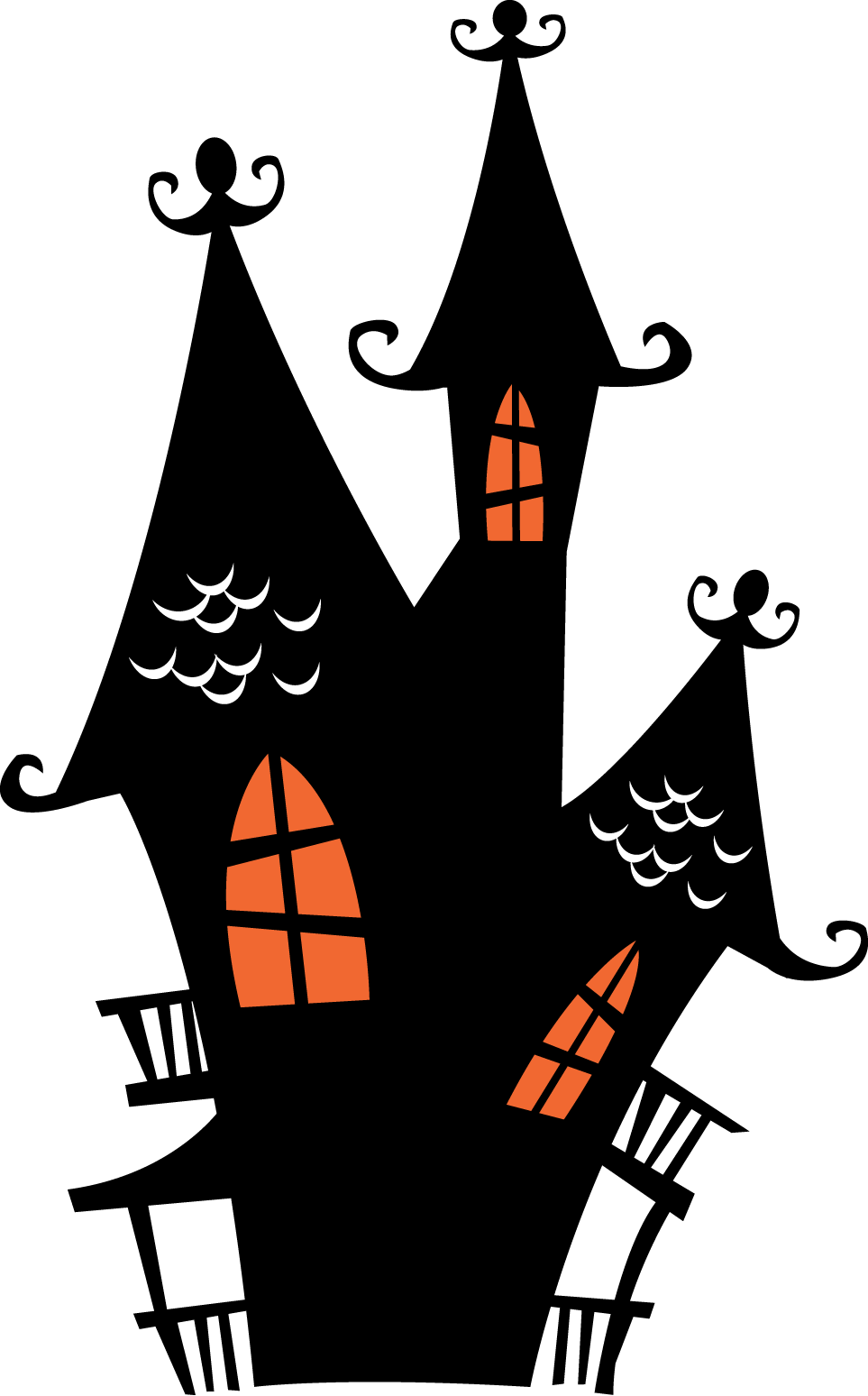 Haunted Oh My Fiesta In English - Transparent Background Halloween Clip Art (963x1548), Png Download