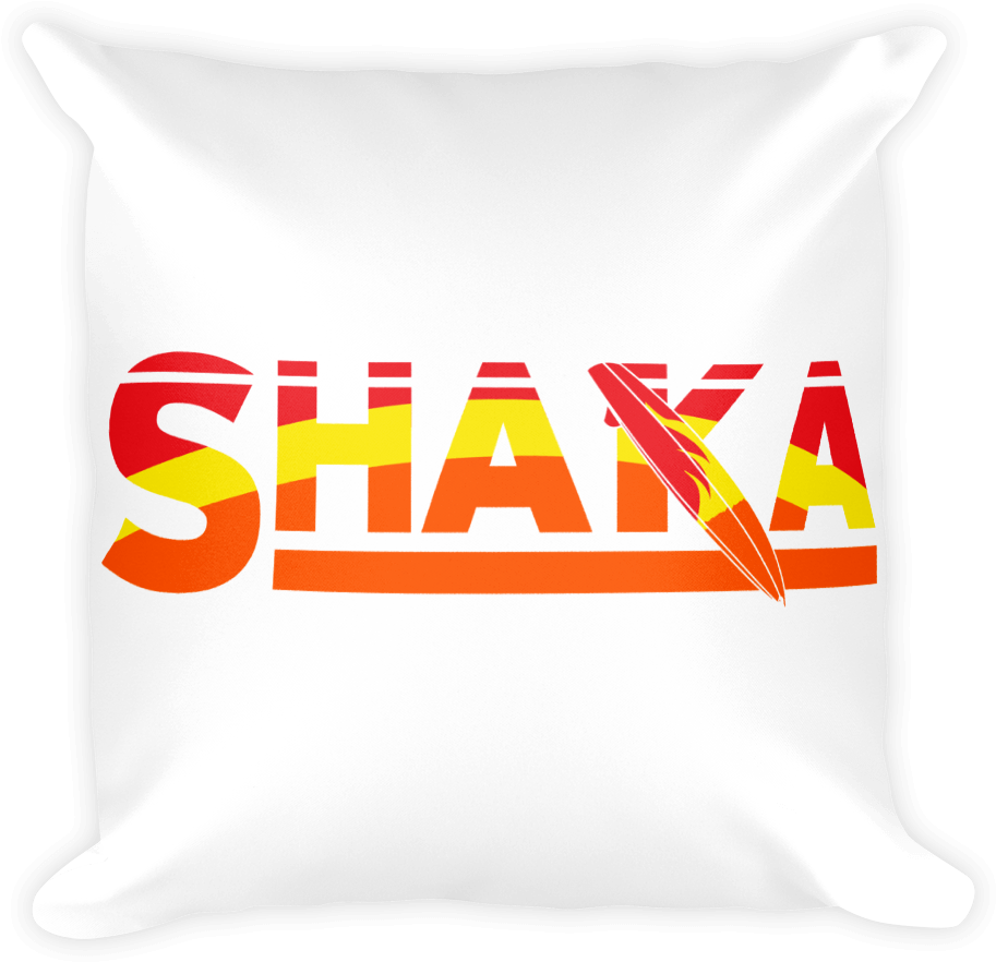 Shaka Throw Pillow - Throw Pillow (1000x1000), Png Download