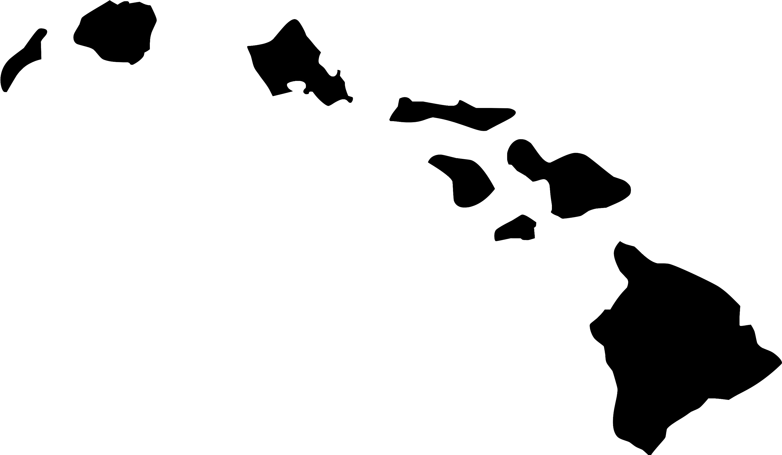 Download HD Hawaii Clipart Shaka - Hawaii Island Clip Art Transparent PNG  Image - NicePNG.com, image size:3147x1833