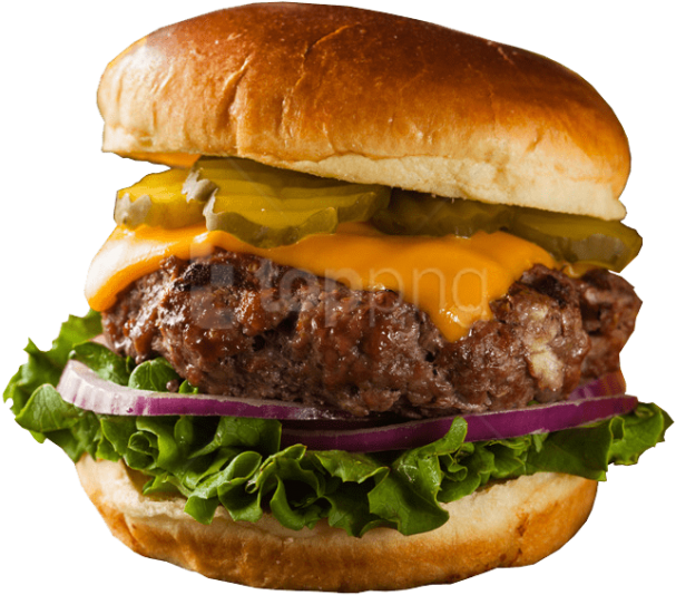 What's For Dinner - Gourmet Cheeseburger Png (640x640), Png Download