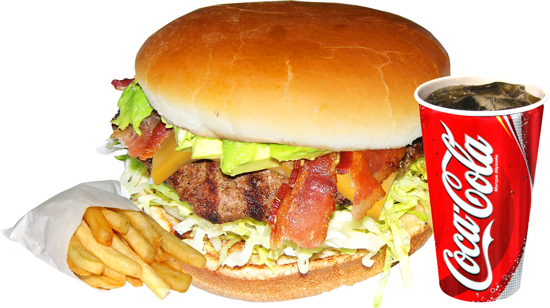 Frontier Burger San Antonio Texas Charcoal Broiled - Burger Images Png (1849x1035), Png Download