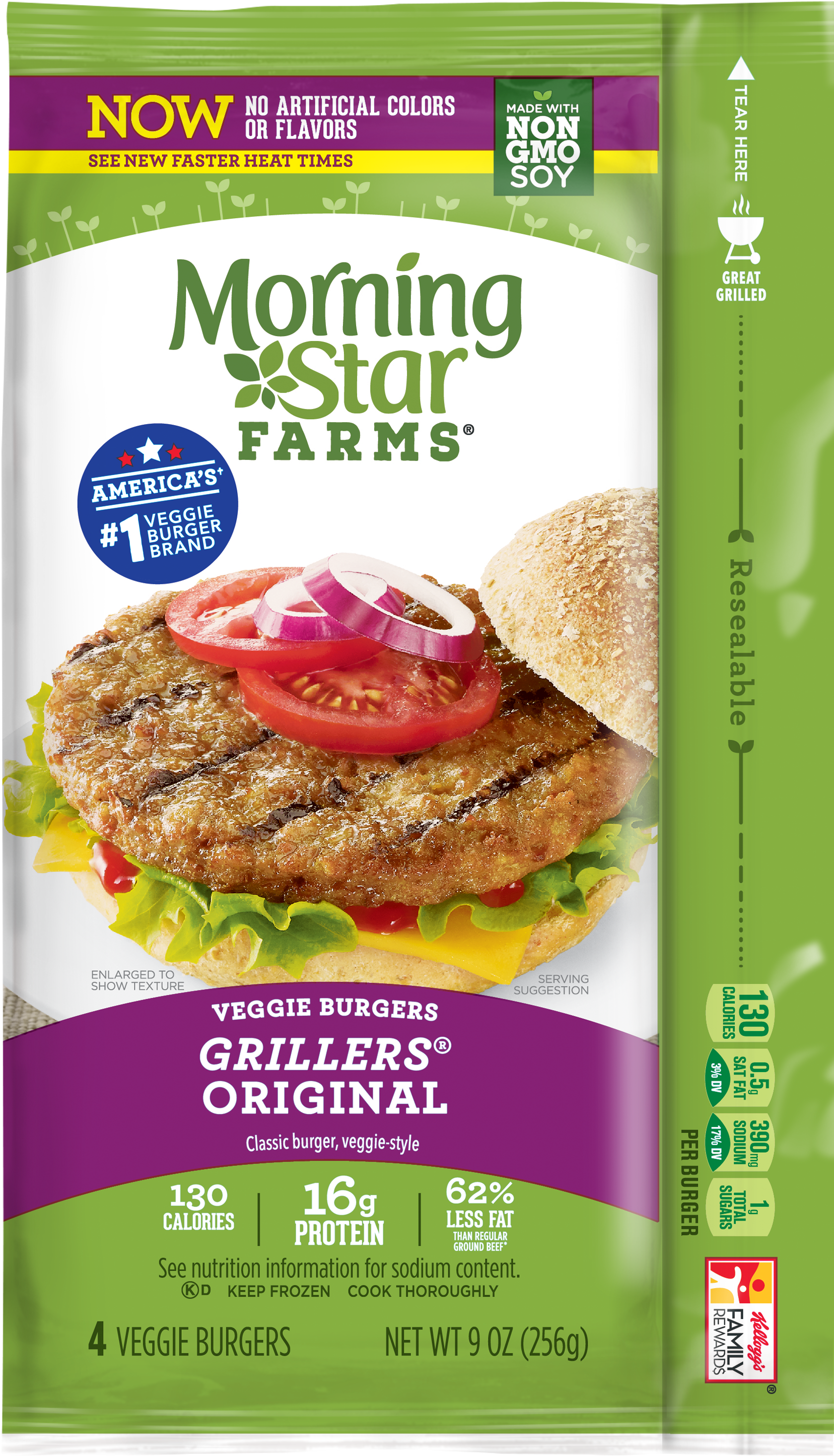 Grillers® Original Burgers - Morning Star Grillers (3000x3000), Png Download