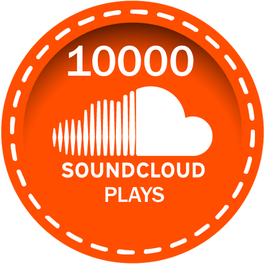10,000 Soundcloud Plays - Icon (600x600), Png Download