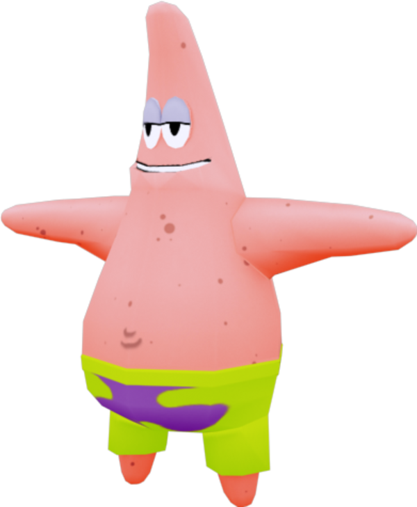 Clip Freeuse Download Patrick Patrickstar Tpose Cgi - Ugandan Knuckles T Pose (391x475), Png Download