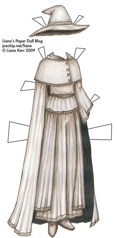 Click For Larger Version - Wizard Costume Drawing (372x773), Png Download