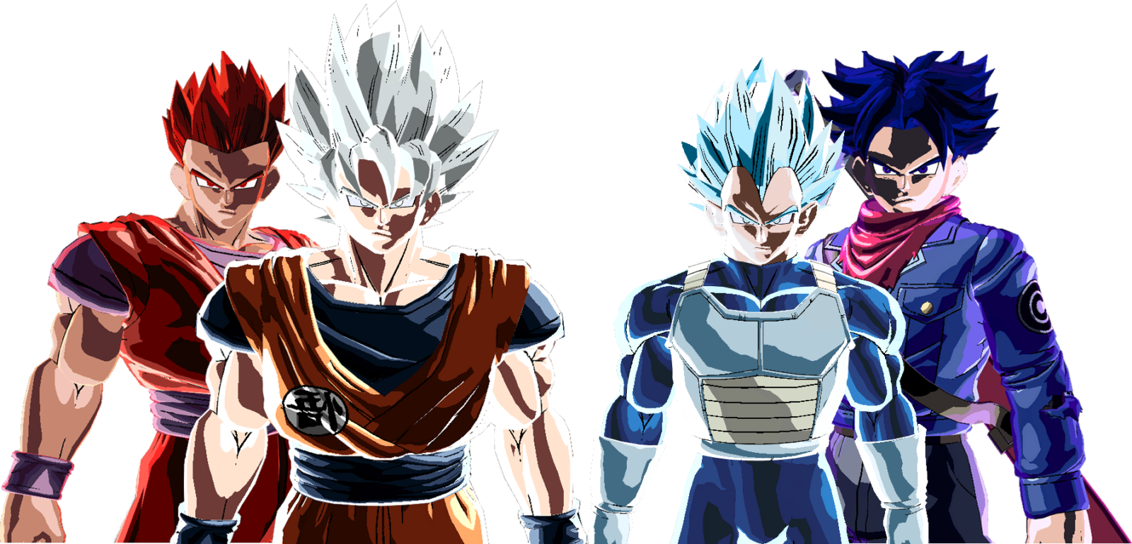 Elemental Super Saiyan God Pack - Corrupted Super Saiyan God (1600x770), Png Download
