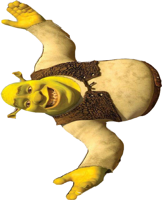 Shrek Practice - Cartoon (720x720), Png Download