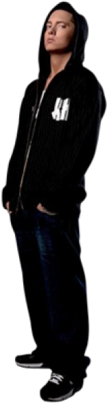 Eminem - Eminem Standing Up (400x601), Png Download