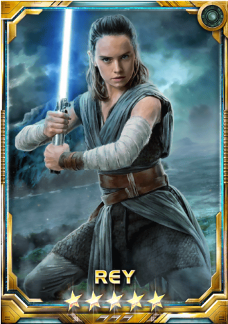 Rey [jedi Training] - The Force (465x465), Png Download