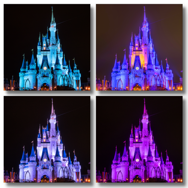 Cinderella's Four Castles - Disney World, Cinderella Castle (600x600), Png Download