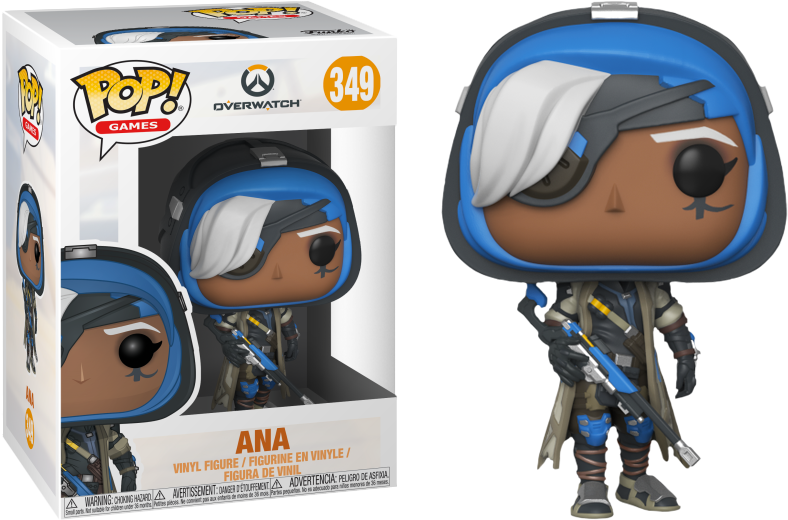 Overwatch Ana Pop Vinyl (788x520), Png Download