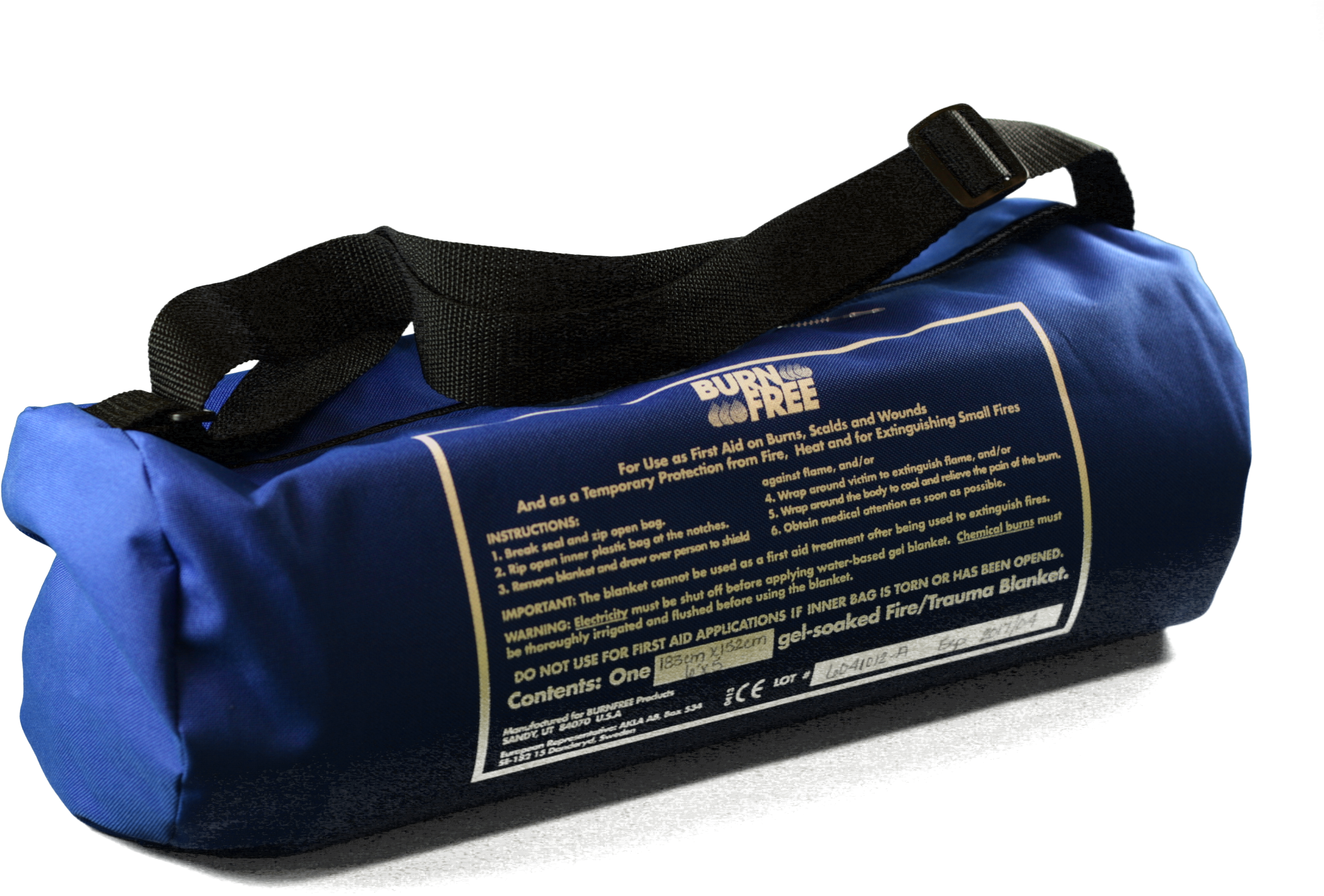 Burnfree 6'x5' Fire/trauma Blanket - Coperta Burnfree - 183 X 152 Cm - Gima (3504x2336), Png Download