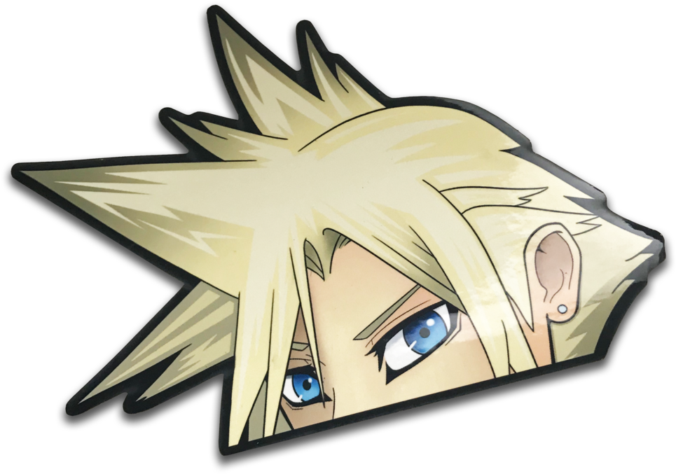 Cloud Strife Peeker - Car (1024x1024), Png Download