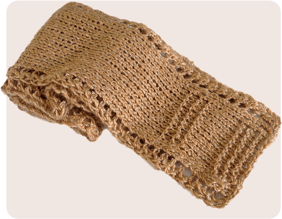 Unisex Very Easy Lace Border Scarf - Knitting (1000x833), Png Download