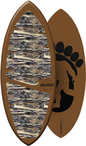 Bigfoot Wake - Wakesurfing (350x600), Png Download