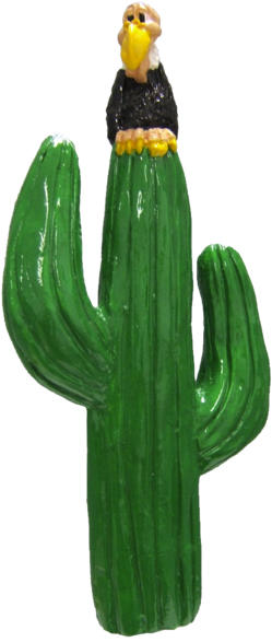 Buzzard And Cactus Beer Tap Handle - Beer Tap (273x600), Png Download