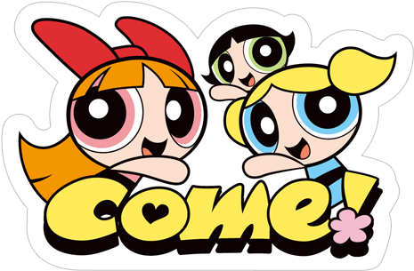 Viber Sticker «the Powerpuff Girls» - Sticker (490x317), Png Download