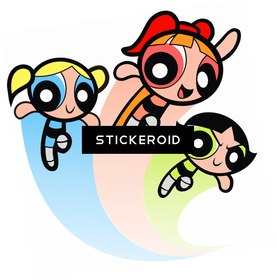 Powerpuff Girls - Bubbles Powerpuff Girls Happy Birthday (886x901), Png Download