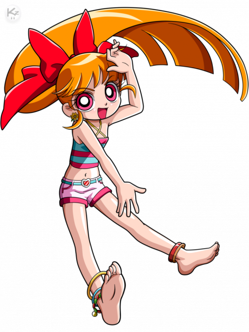 Powerpuff Girls Z Bombon Momoko Akatsutsumi By Krizeii - Powerpuff Girl Z Tickle (500x667), Png Download