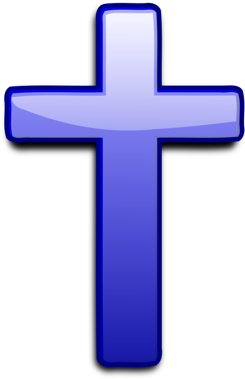 Cross Out Clipart Best - Blue Cross Png (554x800), Png Download