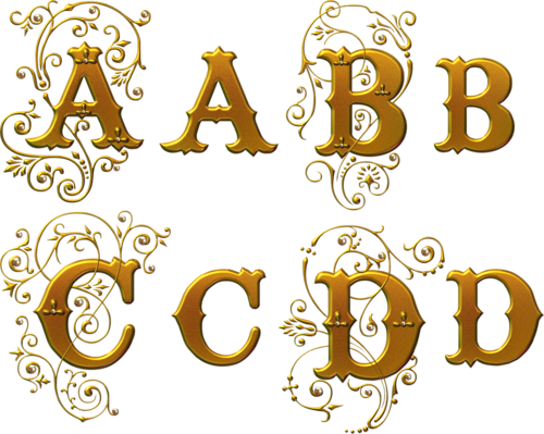 Alphabet - Monogram A Christmas Couple Greeting Cards (500x399), Png Download