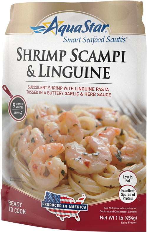 Shrimp Scampi & Linguine - Aqua Star Honey Glazed Shrimp With Walnuts, 12.5 Oz (900x1097), Png Download