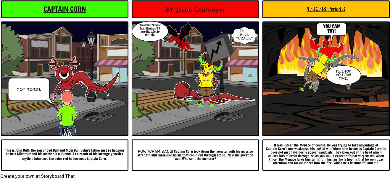 Captian Corn - Cartoon (1339x626), Png Download