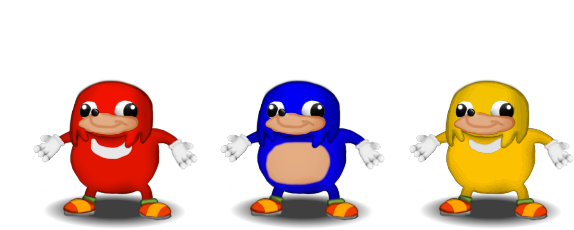 Adventure Ugandan Knuckles By Aidenmoonstudios - Art (587x330), Png Download
