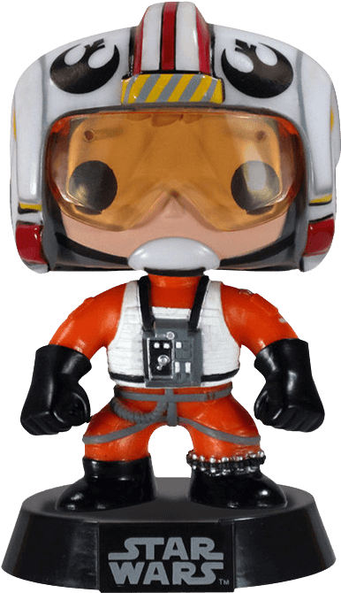 Funko Pops Star Wars Pilot (669x669), Png Download