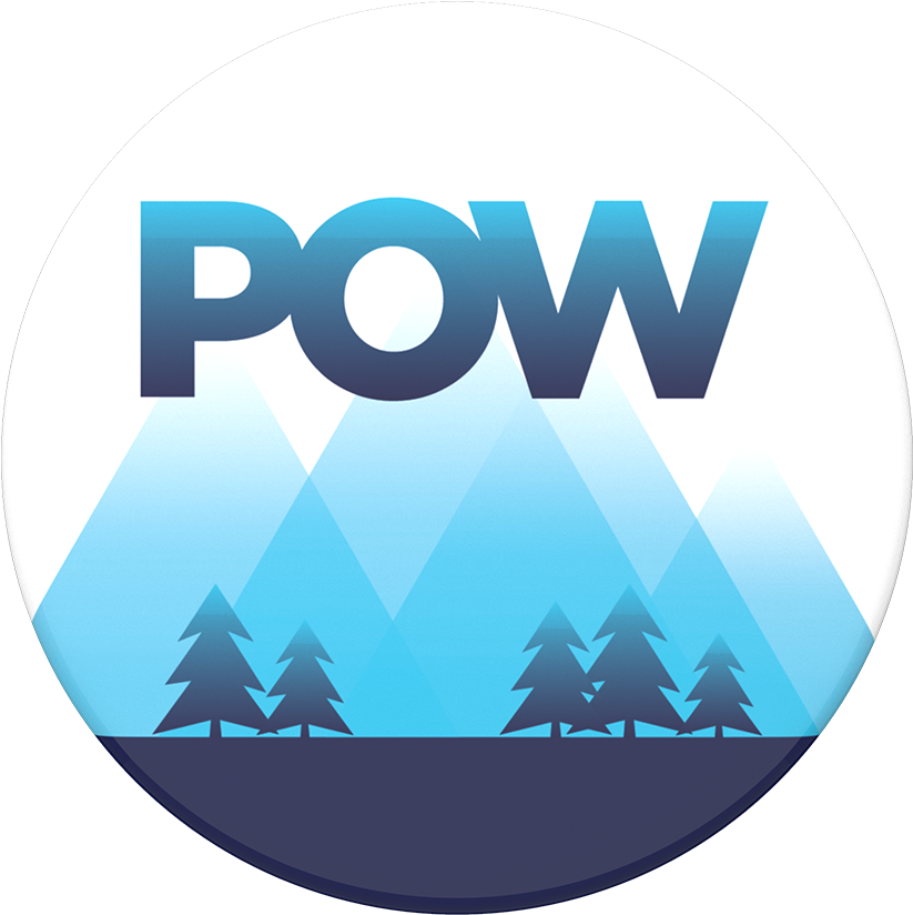 Pow Keep Winter Wintery - Protect Our Winters (1000x1000), Png Download