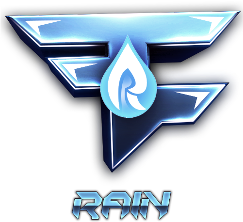 Faze Rain Logo Png - Faze Rain Logo Yellow Hooded Sweaters (500x500), Png Download