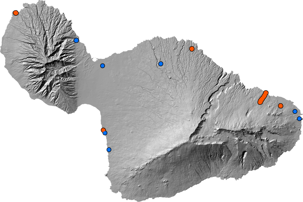 Maui Topographic Map (1024x685), Png Download