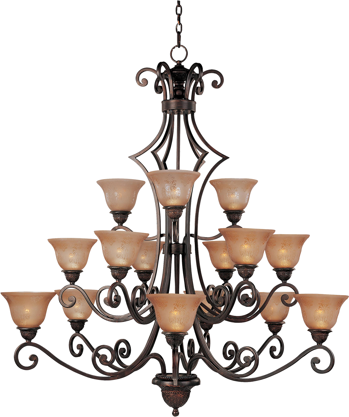 Bronze Chandelier - 6126 9 44 (1400x1400), Png Download