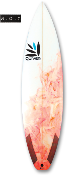 Woc Quiver Surfboard - Surfboard (555x710), Png Download