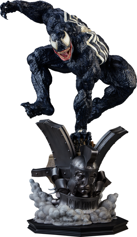 Marvel Premium Format™ Figure Venom - Spider-man - Venom Premium Format 1:4 Scale Statue (480x829), Png Download
