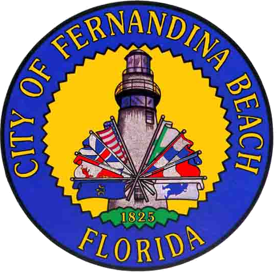 Wikimedia Commons - City Of Fernandina Beach (547x541), Png Download