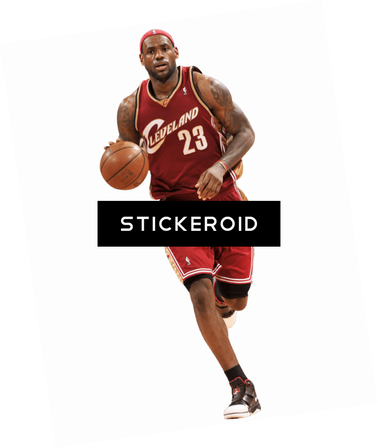 Lebron James Cleveland - Basketball Moves (744x881), Png Download