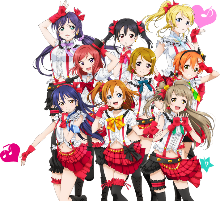 Lovelive - Love Live Nintendo Switch (712x652), Png Download