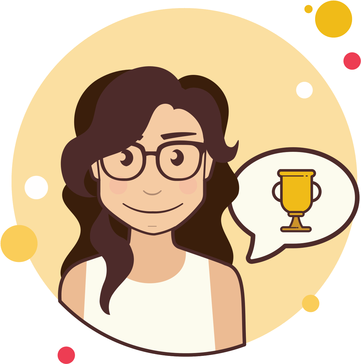 Long Hair Girl Trophy Icon - Matematico Png (1600x1600), Png Download