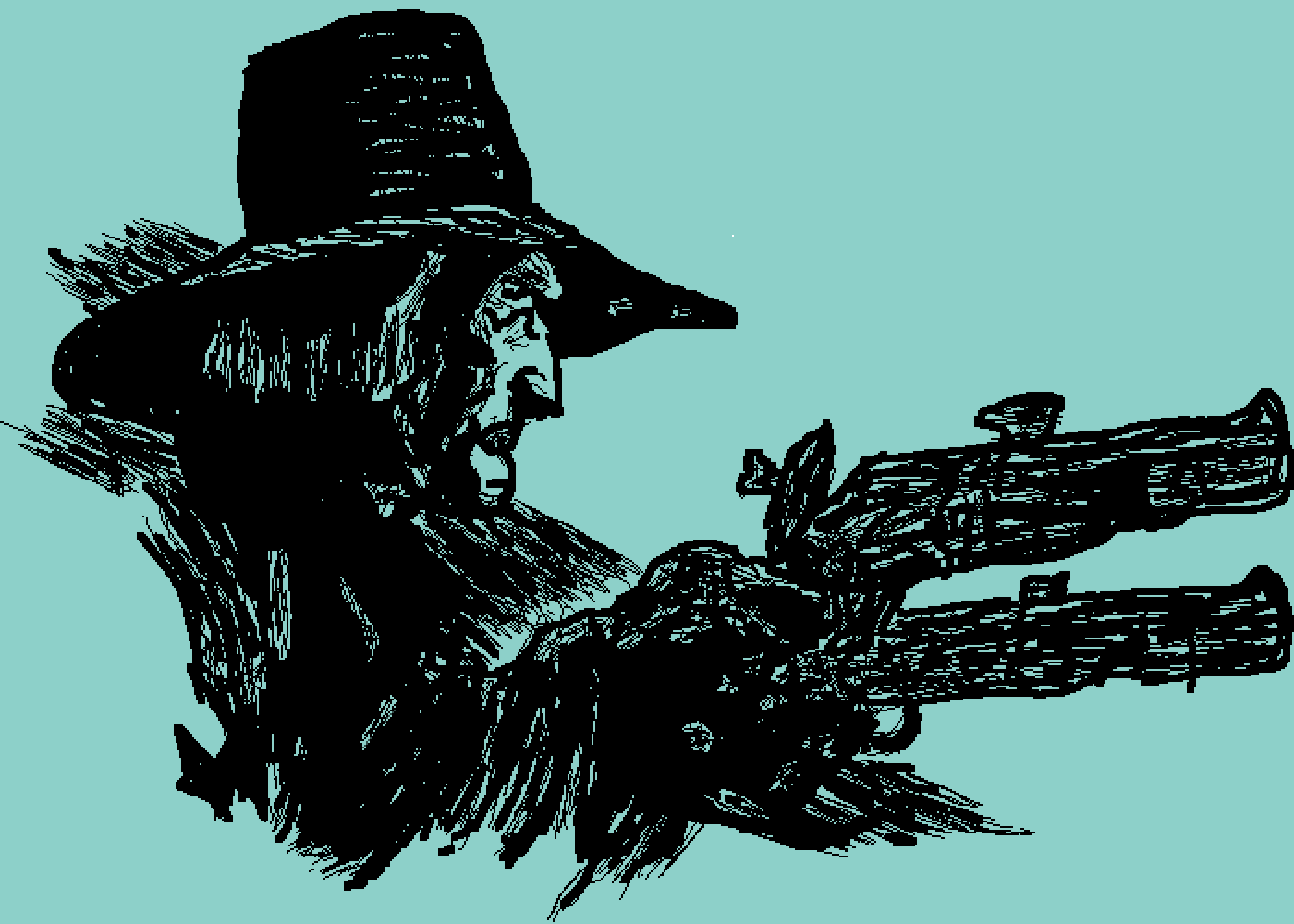 Solomon Kane - Illustration (1400x1000), Png Download
