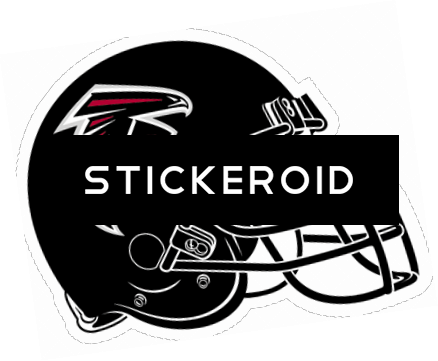 Atlanta Falcons Black Helmet Шлем - Pittsburgh Steelers Helmet (438x361), Png Download